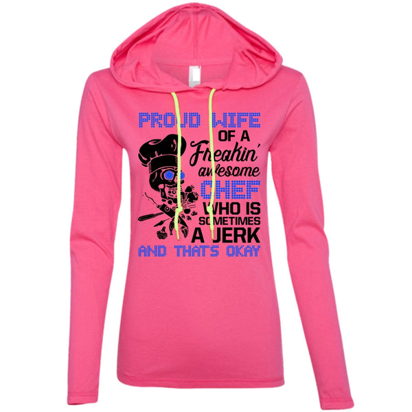 Proud Wife Of A Freaking Awesome Chef T Shirt, I Love Cooking T Shirt, Awesome T-Shirts