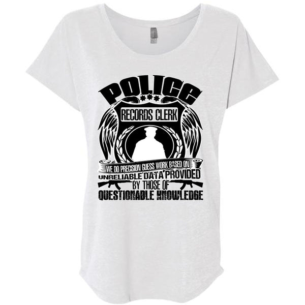 Police Records Clerk T Shirt, I Love Police T Shirt, Awesome T-Shirts