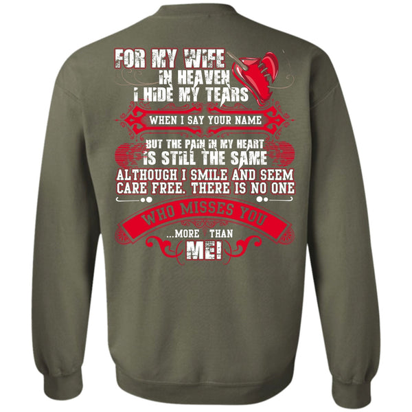I Hide My Tears T Shirt, I Love Husband Sweatshirt
