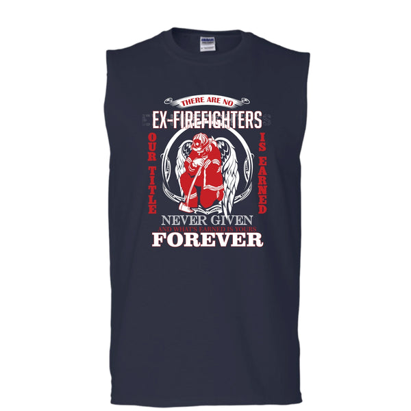 He Is The Fire In My Heart T Shirt, He Is My Firefighter T Shirt, Cool T Shirt (Men's Cotton Sleeveless)