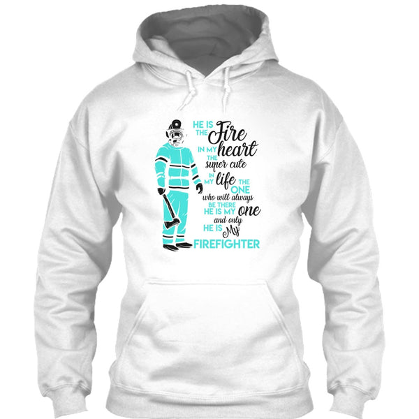 My Man Risk His Life To Save Strangers T Shirt, Gift For Firefighter T Shirt