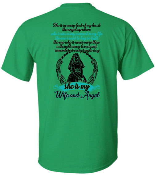 She Is My Wife And Angel T Shirt, I Love Wife T Shirt