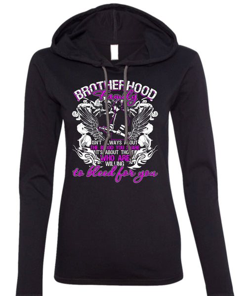 My Son Is Just A Firefighter T Shirt, Being A Firefighter T Shirt (Anvil Ladies Ringspun Hooded)