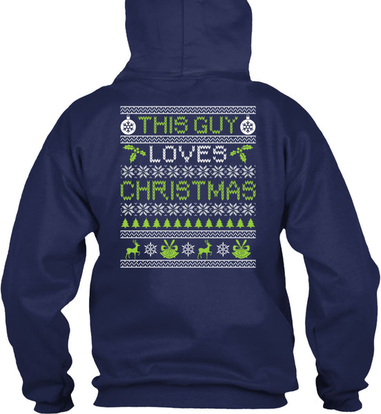 This Guy Loves Christmas T Shirt, Funny Winter T Shirt