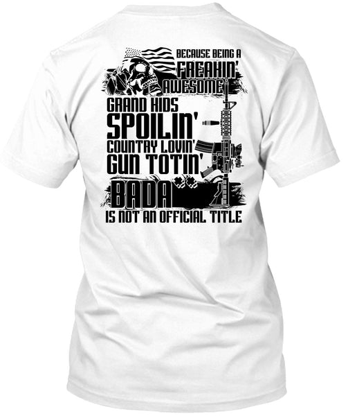 A black t-shirt with the shopify logo