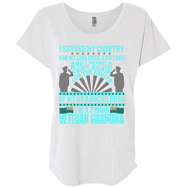 I'm A Proud Veteran Grandma T Shirt, I Love Veteran T Shirt, Awesome T-Shirts