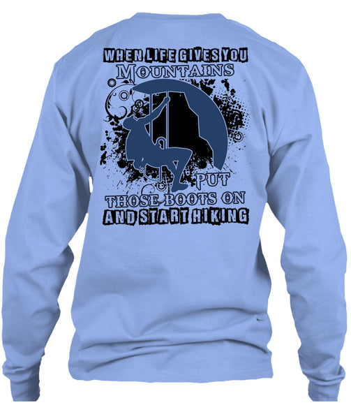 Start Hiking T Shirt, I Love Hiking T Shirt