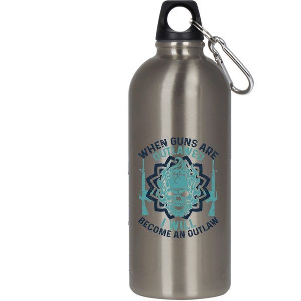 Funny Gunner 20 oz Stainless Steel Bottle,Funny Gift For Gunaholic Outdoor Sports Water Bottle