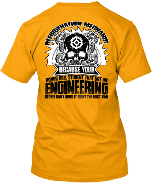 Refrigeration Mechanic T Shirt, I Love Mechanic T Shirt