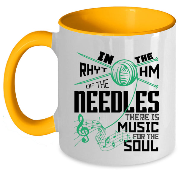 Cool Musician Coffee Mug, There Is Music For The Soul Accent Mug