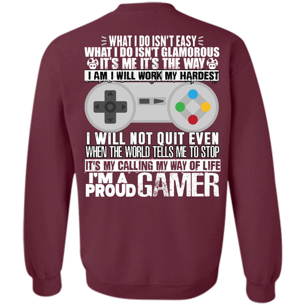 Work My Hardest T Shirt, I Love Gaming Sweatshirt