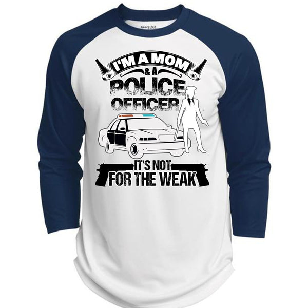I'm A Mom And A Police Officer T Shirt, I Love Police T Shirt, Awesome T-Shirts  (Polyester Game Baseball Jersey)
