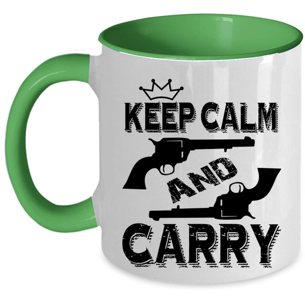 Cool Coffee Mug, Keep Calm And Carry Accent Mug