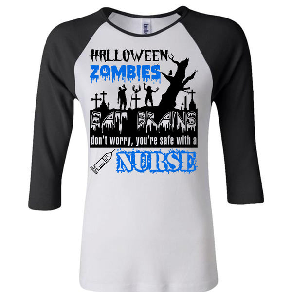 Halloween Zombies Eat Brains T Shirt, Wait For Halloween T Shirt, Awesome T-Shirts