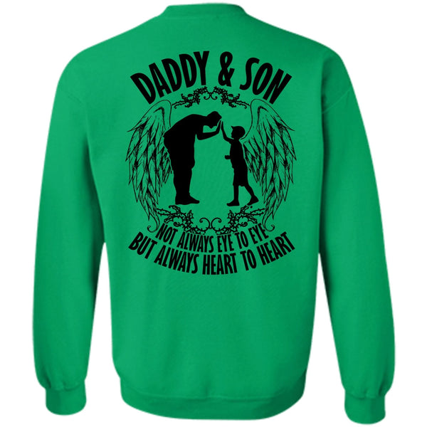 I Love Papa T Shirt, Daddy And Son Not Always Eye To Eye Sweatshirt