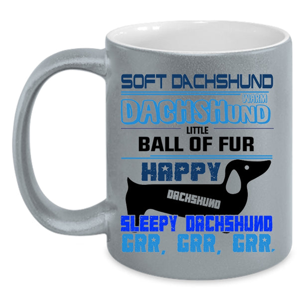 Soft Dachshund Mug, Happy Dachshund Cup, Dogs Mug