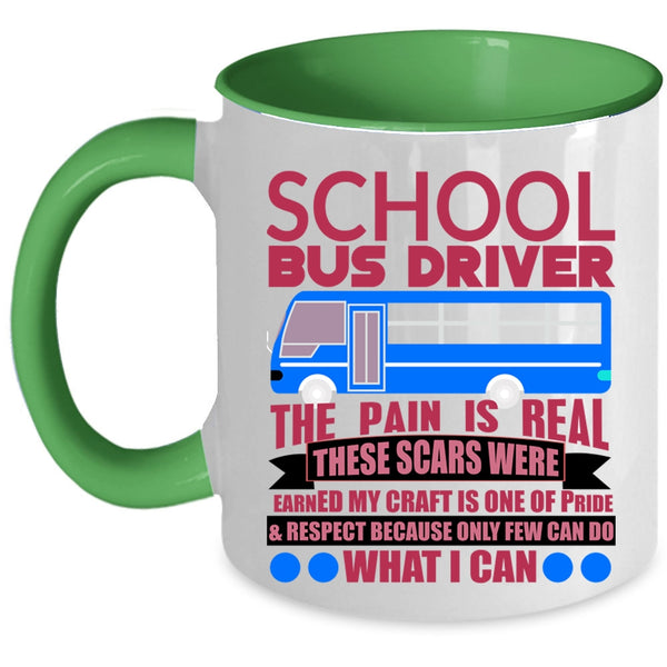 Cute School Bus Driver Coffee Mug, School Bus Driver Accent Mug