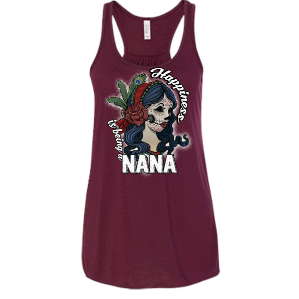 Happiness Is Being A Nana T Shirt, Coolest Nana Tank Top