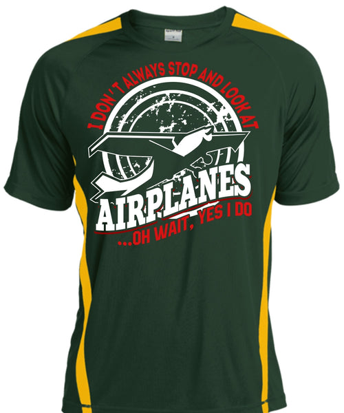 Look At Airplanes T Shirt, Being A Pilot T Shirt, Cool Shirt