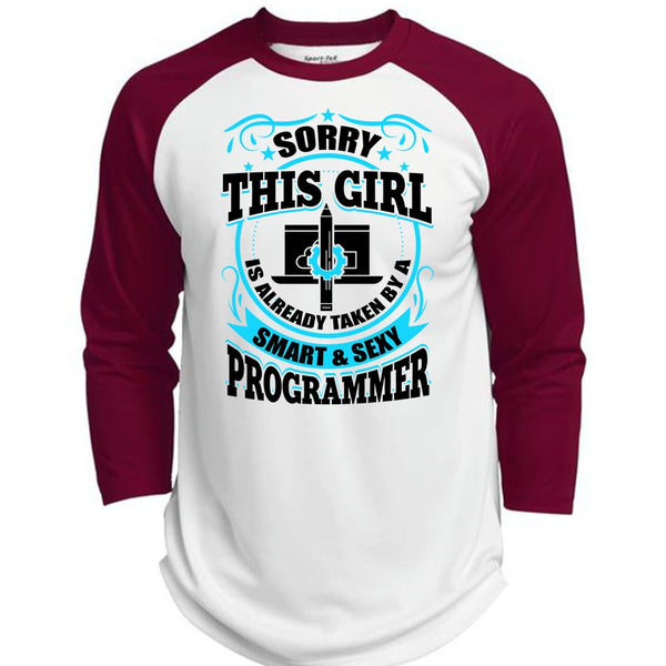 Taken By A Smart Programmer T Shirt, I Love Programmer T Shirt, Awesome T-Shirts  (Polyester Game Baseball Jersey)
