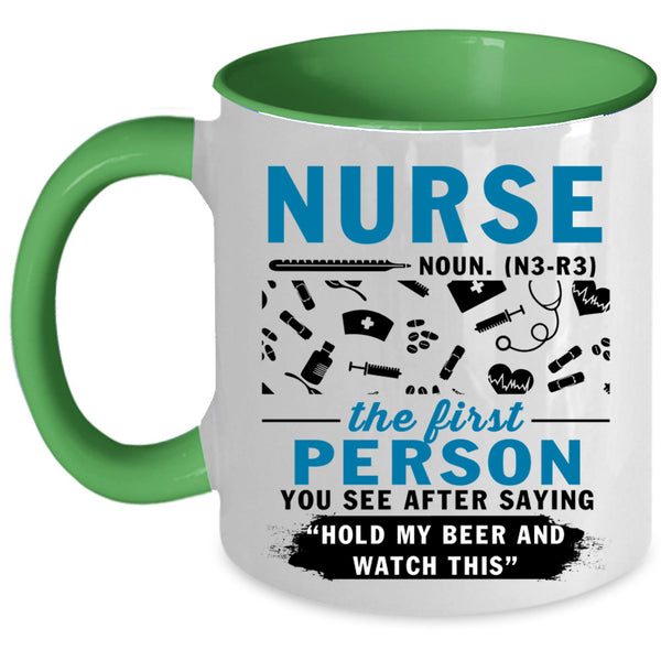 Best Gift For Nurses Coffee Mug, Nurse Accent Mug