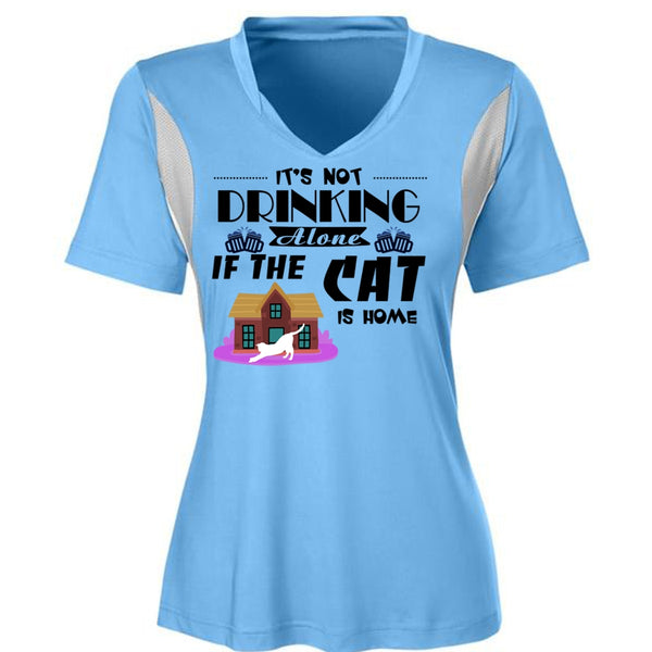 It's Not Drinking Alone If The Cat Is Home T Shirt, Favorite T Shirt