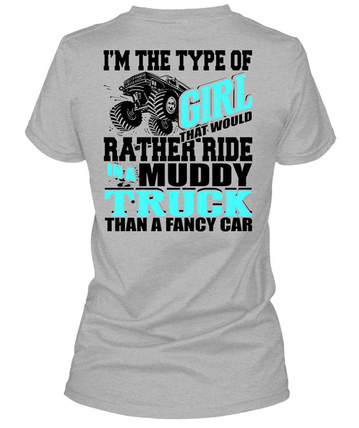 Ride In A Muddy Truck T Shirt, I Love Jeep T Shirt