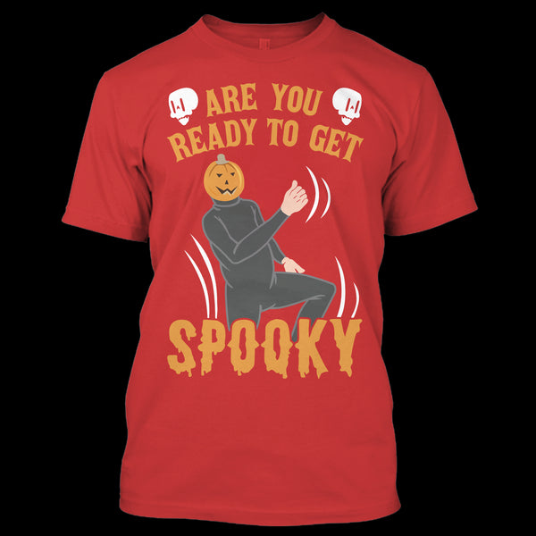 A black t-shirt with the shopify logo