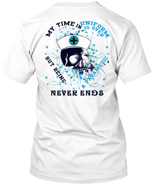 A black t-shirt with the shopify logo