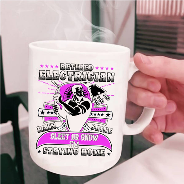 Awesome Retirement Coffee Mug, Retired Electrician Cup