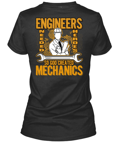 God Created Mechanics T Shirt, I Love Mechanic T Shirt