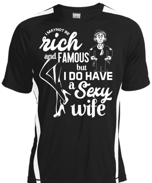 A black t-shirt with the shopify logo