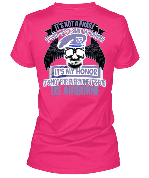 It's For US Airborne T Shirt, I Love Veteran T Shirt