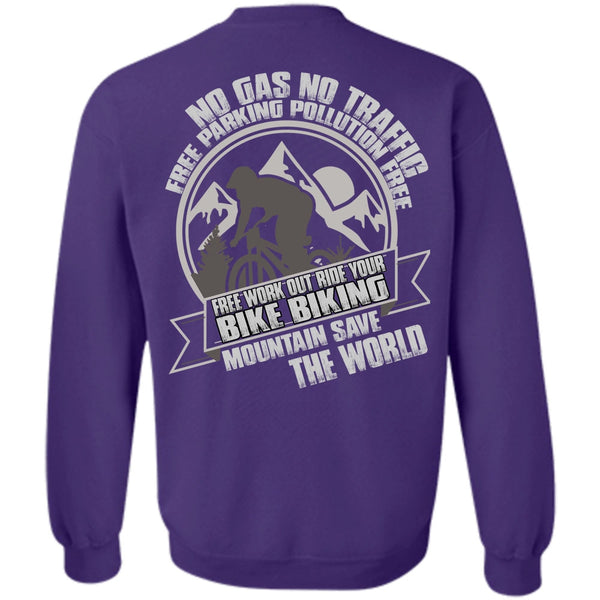 Mountain Save The World T Shirt, I Love Biker Sweatshirt