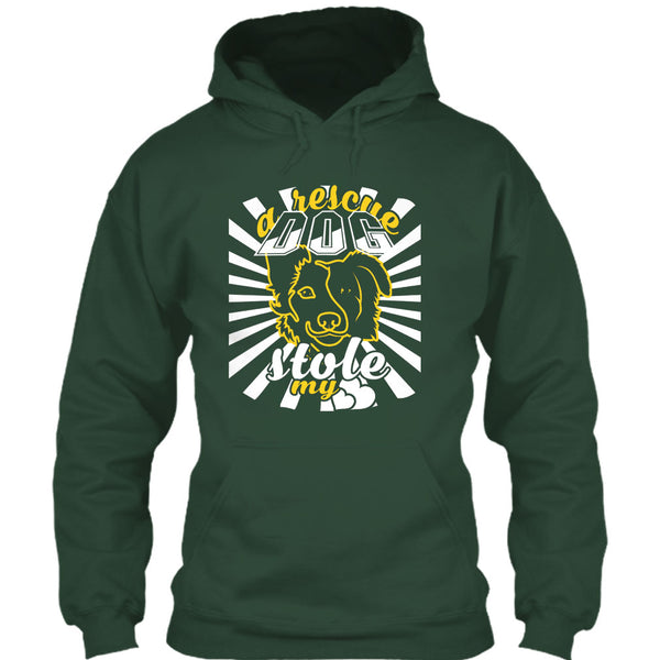 A Rescue Dog Stole My Heart T Shirt, I Love My Dog T Shirt
