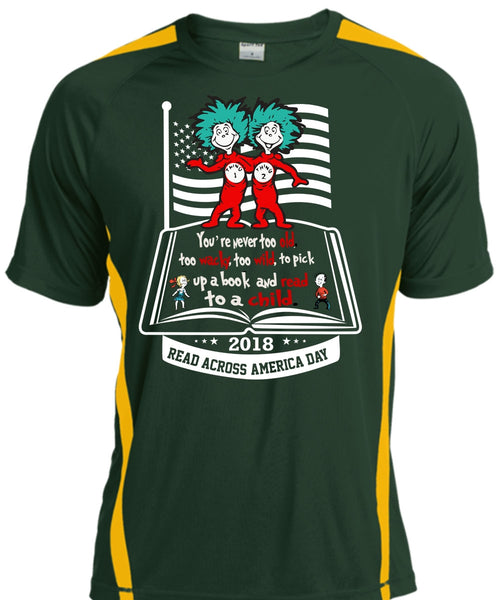 The Cat in the Hat T Shirt, Book And Read To A Child T Shirt, You're Never Too Old T Shirt, Cool Shirt