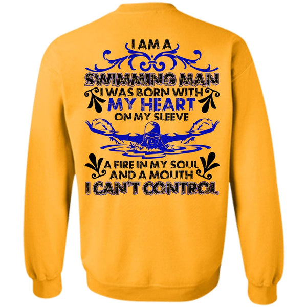 I Love Swimming T Shirt, I Am A Swimming Man Sweatshirt