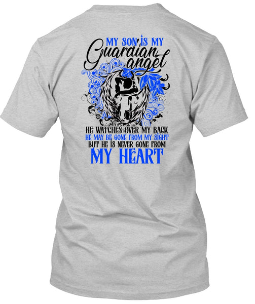 My Son Is My Guardian Angel T Shirt, I Love Son T Shirt