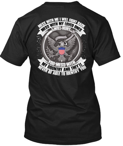 A black t-shirt with the shopify logo