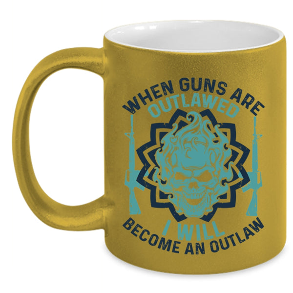 Funny Gift For Gunaholic Coffee Mug, Funny Gunner Accent Mug