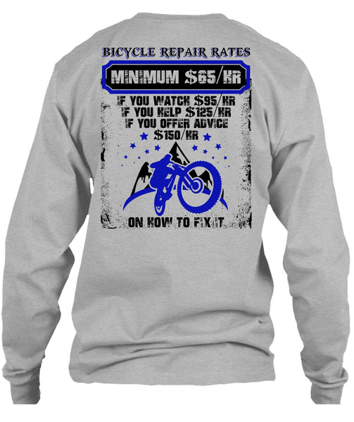 Bicycle Repair Rates T Shirt, I Love Mechanic T Shirt