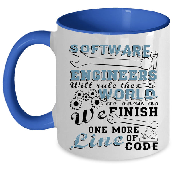 Cool Job Title Coffee Mug, Software Engineers Accent Mug