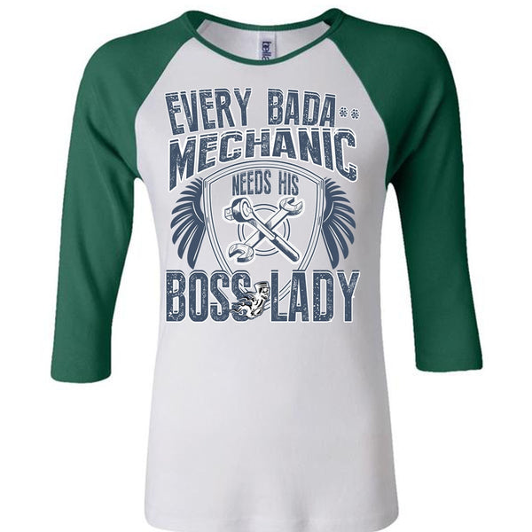 Mechanic Needs His Boss Lady T Shirt, I Love Mechanic T Shirt, Awesome T-Shirts