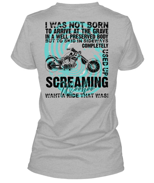 I Was Not Born To Arrive T Shirt, I Love Biking T Shirt