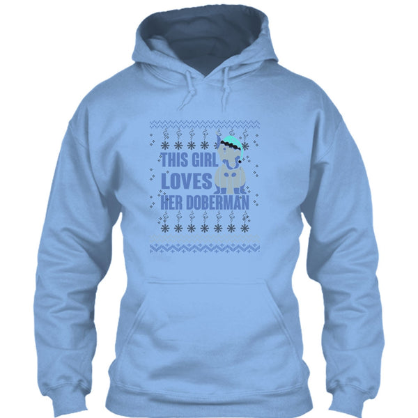 This Girls Loves Her Doberman T Shirt, Coolest Doberman Lover T Shirt