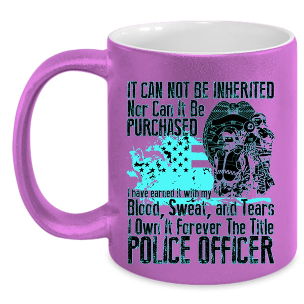 Funny Policeman Coffee Mug, The Title Police Officer Accent Mug