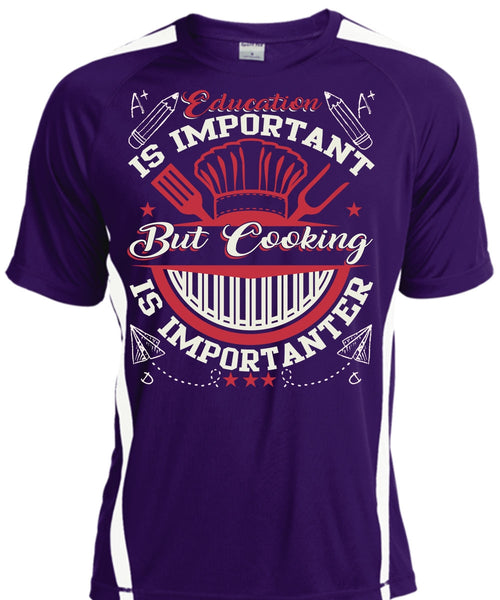 Education Is Importanter T Shirt, Cooking Is Importanter T Shirt, Cool Shirt