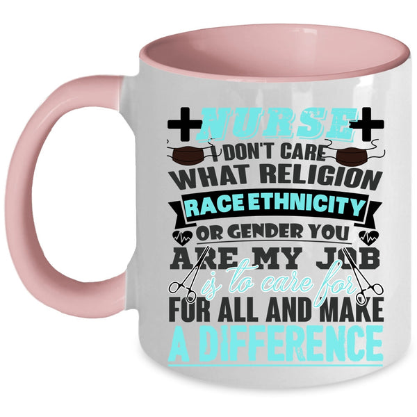I Love Being A Nurse Coffee Mug, Nurse Accent Mug