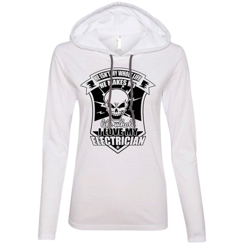 A black t-shirt with the shopify logo