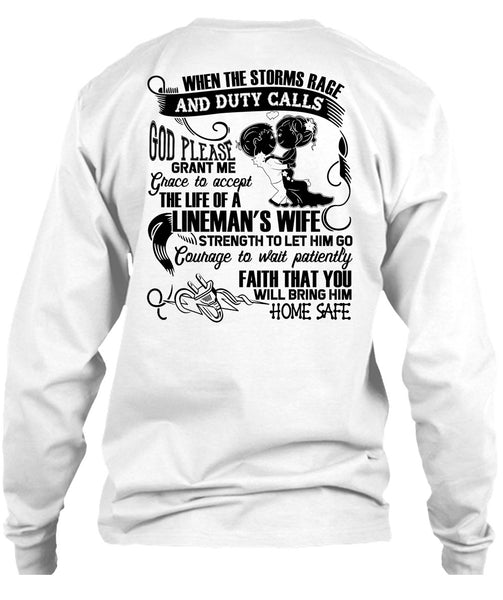The Life Of A Lineman's Wife T Shirt, I Love Lineman T Shirt